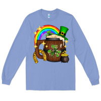 Colony Blue st. patricks day barrel beer Long Sleeve Tee - Neo Western