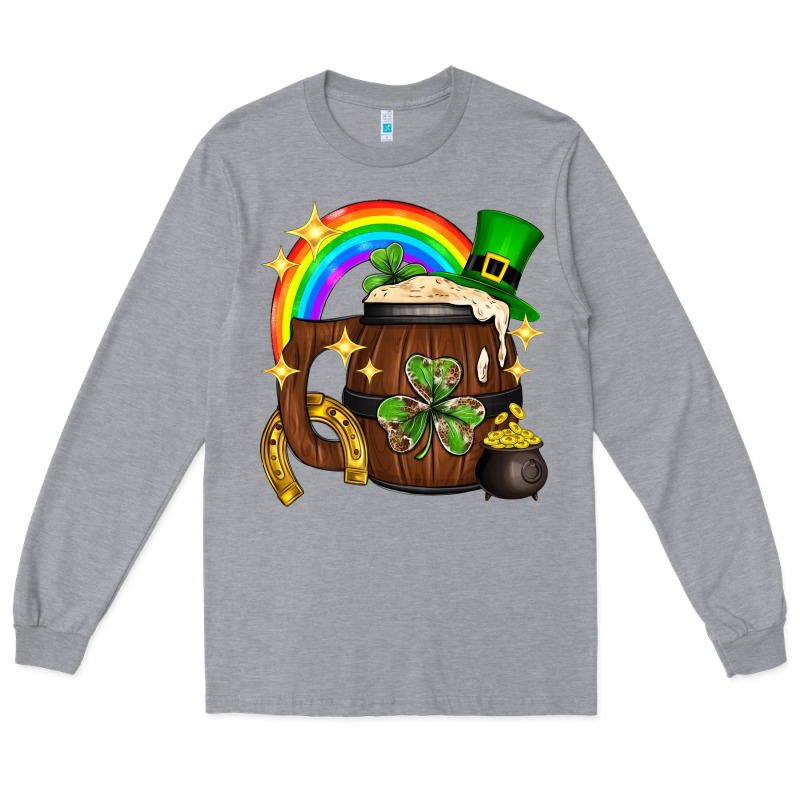 St. Patricks Day Barrel Beer Long Sleeve Tee by Neo Western | Teevron