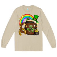Mushroom st. patricks day barrel beer Long Sleeve Tee - Neo Western