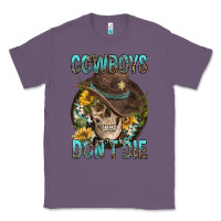 Lavender Cowboys Don't Die Classic Tee - FaDigitalArtStudio