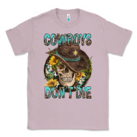 Lilac Cowboys Don't Die Classic Tee - FaDigitalArtStudio