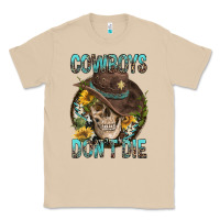 Mushroom Cowboys Don't Die Classic Tee - FaDigitalArtStudio