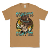 Toasted Coconut Cowboys Don't Die Classic Tee - FaDigitalArtStudio