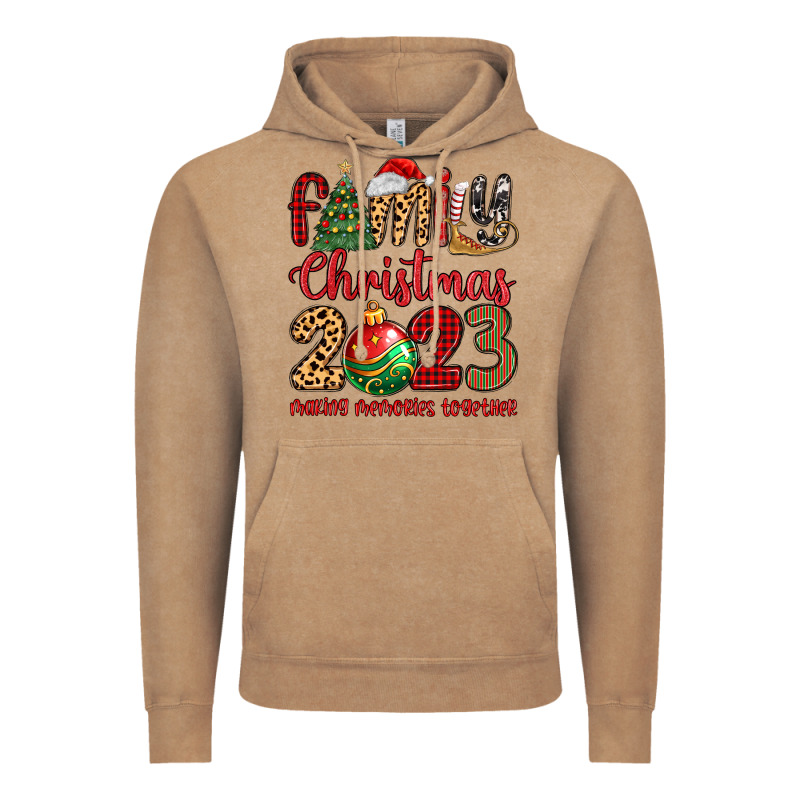 Family Christmas 2023 Making Memories Together Vintage Hoodie by MaliasSmallBusiness | Teevron