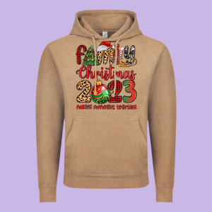 Family Christmas 2023 Making Memories Together Vintage Hoodie Designed By Maliassmallbusiness