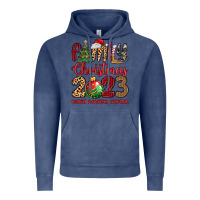 Vintage Denim family christmas 2023 making memories together Vintage Hoodie - MaliasSmallBusiness