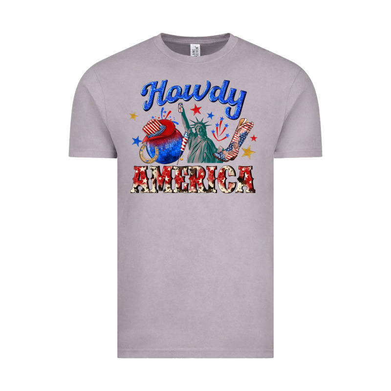 Howdy America Western Vintage Tee by texasbilliewilder | Teevron