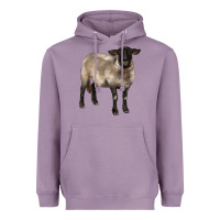 Lavender suffolk ewe Heavyweight Hoodie - BarkalooDesign