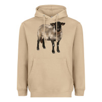 Mushroom suffolk ewe Heavyweight Hoodie - BarkalooDesign