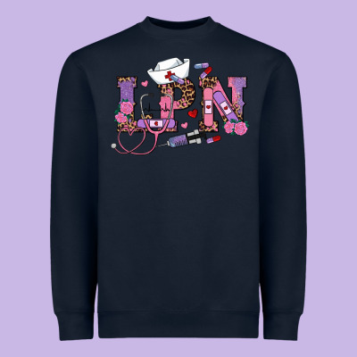 Heavyweight Sweatshirt valentines day lpn