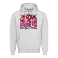 Dove Grey tackle breast cancer with pumpkin Zipper Hoodie - AdoDesignShop