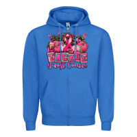 True Royal tackle breast cancer with pumpkin Zipper Hoodie - AdoDesignShop
