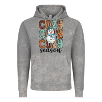 Cloud Rock cozy season snowman Vintage Hoodie - MaliasSmallBusiness