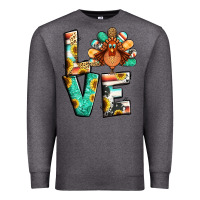 Charcoal Heather love thanksgiving Premium Sweatshirt - Jasminsmagicworld