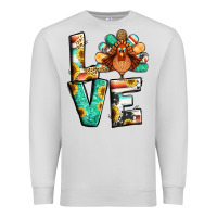 Dove Grey love thanksgiving Premium Sweatshirt - Jasminsmagicworld