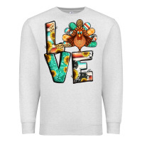 Oatmeal Heather love thanksgiving Premium Sweatshirt - Jasminsmagicworld
