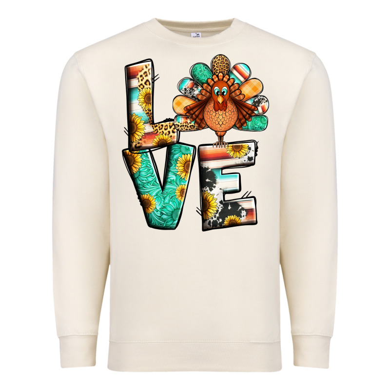 Love Thanksgiving Premium Sweatshirt by Jasminsmagicworld | Teevron
