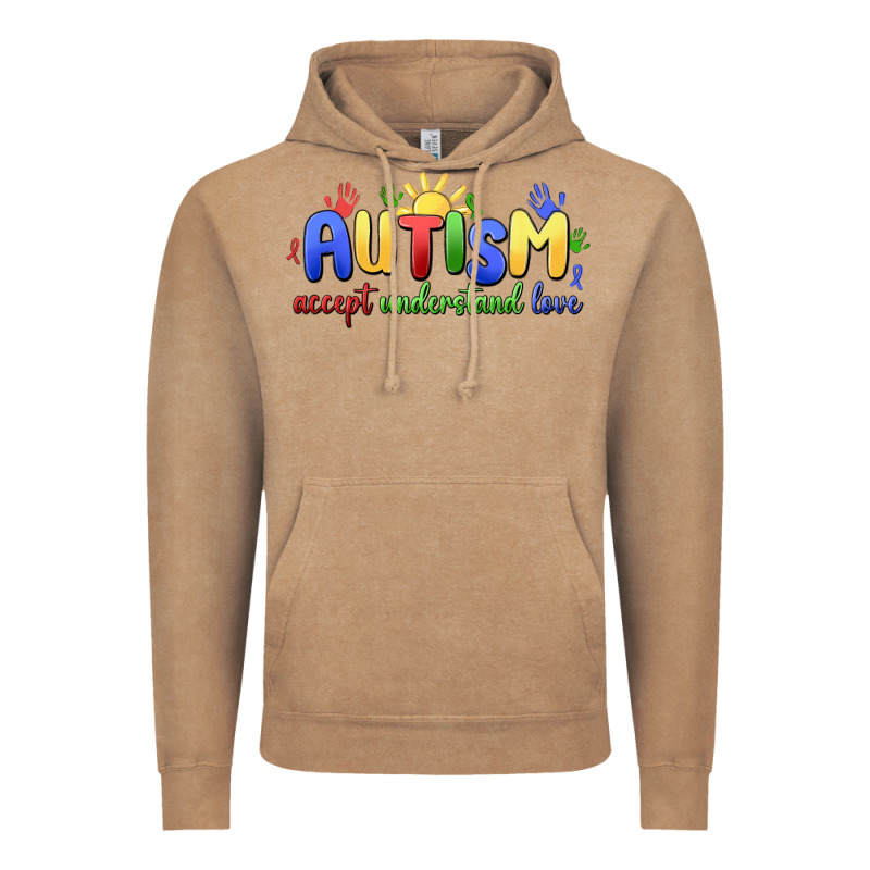 Autism Accept Understand Love Vintage Hoodie by MaliasSmallBusiness | Teevron