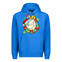 True Royal Christmas wreaths cat Premium Hoodie - MaliasSmallBusiness
