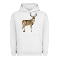 Pigment Lunar Rock white tailed buck deer Urban Hoodie - LillyAllenDesigns