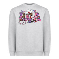 Heather Grey valentines day Heavyweight Sweatshirt - RanaPortraitStore