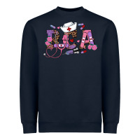 Navy valentines day Heavyweight Sweatshirt - RanaPortraitStore