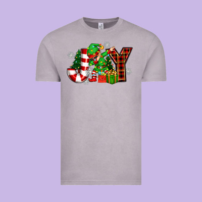 Vintage Tee christmas joy elf