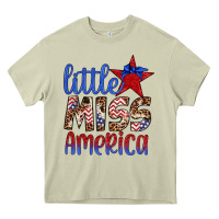 Mossy little miss america Heavy Core Tee - Artiststas