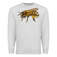 Dove Grey Bee Side Premium Sweatshirt - LillyAllenDesigns