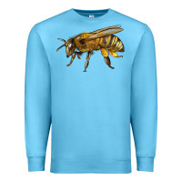 Ocean Blue Bee Side Premium Sweatshirt - LillyAllenDesigns