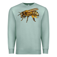 Seafoam Bee Side Premium Sweatshirt - LillyAllenDesigns