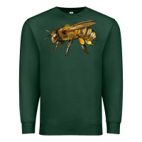 Sports Green Bee Side Premium Sweatshirt - LillyAllenDesigns