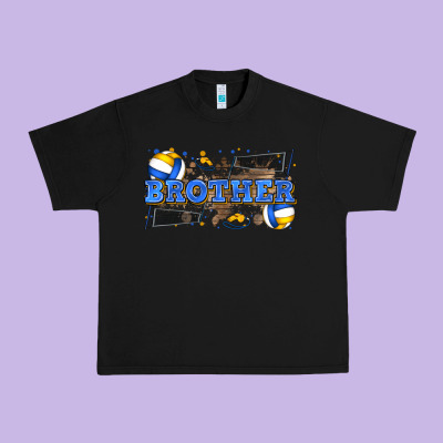 Brother Volleyball Urban Heavy Tee Designed By Zillion Design Studio