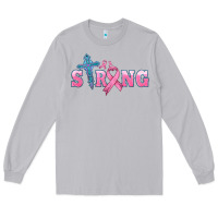 Moon Dust strong with cross ribbon Long Sleeve Tee - HRA Design Shop