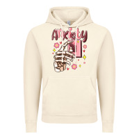 Vintage Artic anxiety skeleton hand Vintage Hoodie - MaliasSmallBusiness