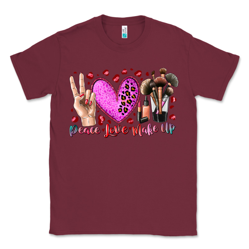 Peace Love Makeup Classic Tee by RacoonDesign | Teevron