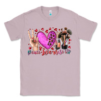 Lilac peace love makeup Classic Tee - RacoonDesign
