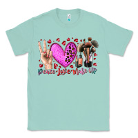 Seafoam peace love makeup Classic Tee - RacoonDesign
