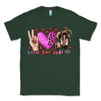 Sports Green peace love makeup Classic Tee - RacoonDesign