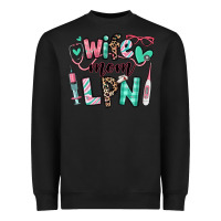 Black wife mom lpn licensed practical nurse Heavyweight Sweatshirt - RanaPortraitStore