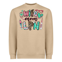 Mushroom wife mom lpn licensed practical nurse Heavyweight Sweatshirt - RanaPortraitStore