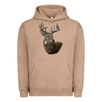Pigment Burro white tailed buck deer head Urban Hoodie - LillyAllenDesigns