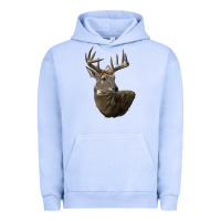 White Tailed Buck Deer Head Urban Hoodie | Teevron