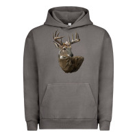 Pigment Tornado white tailed buck deer head Urban Hoodie - LillyAllenDesigns