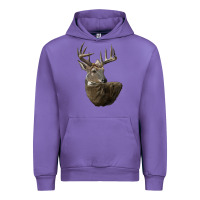 Tulip white tailed buck deer head Urban Hoodie - LillyAllenDesigns