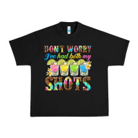 Black dont worry ive had both my shots Urban Heavy Tee - texasbilliewilder