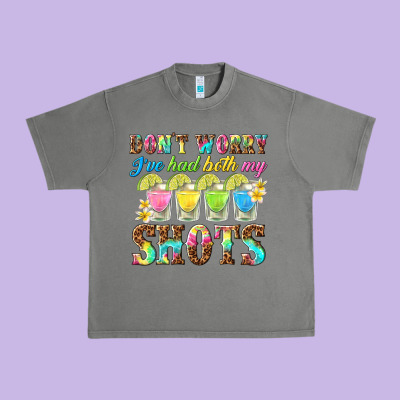 Dont Worry Ive Had Both My Shots Urban Heavy Tee Designed By Texasbilliewilder
