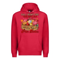 Cardinal all i want for christmas is pan dulce Premium Hoodie - MaliasSmallBusiness