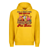 Lemon all i want for christmas is pan dulce Premium Hoodie - MaliasSmallBusiness