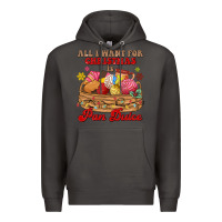 Smoke all i want for christmas is pan dulce Premium Hoodie - MaliasSmallBusiness